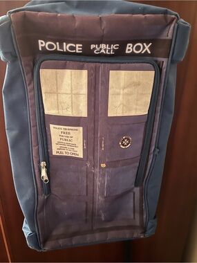 Officially Licensed BBC Doctor Who TARDIS rectangular backpack